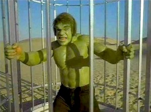 Lou Ferrigno as the Hulk, from the 1978 episode "Married"